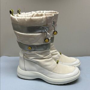 Cole Haan Boots Pinch Utility Puffer Snow Waterproof D18055 White Women 8 B